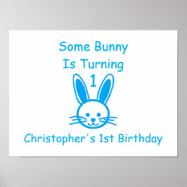 Een Bunny draait om een dag Poster