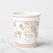 Een Bunny draait om één partijbekers Papieren Bekers (Voorkant)