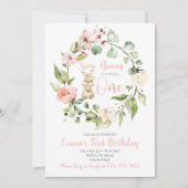 Een Bunny draait om een uitnodiging van een dag (Voorkant)