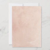 Een Bunny draait om een uitnodiging van een dag (Achterkant)