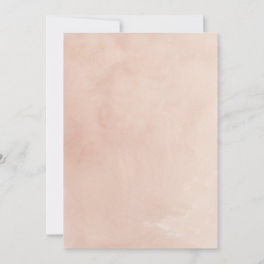 Een Bunny draait om een uitnodiging van een dag (Achterkant)