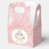 Een Bunny draait twee 2e verjaardag Bedankdoosjes (Geopend)