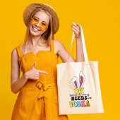 Een bunny heeft behoefte aan Vodka Funny Cute East Tote Bag