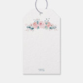 Een Bunny heeft een verjaardag, bedankt Cadeaulabel (Achterkant)