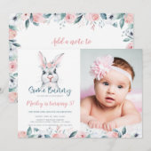 Een Bunny heeft een verjaardag, een foto van elke Kaart (Voorkant / Achterkant)