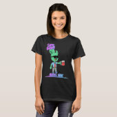 Een bunny heeft wijn nodig. t-shirt (Voorkant volledig)