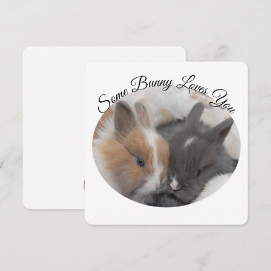 Een Bunny houdt van je (Voorkant / Achterkant)