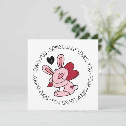 Een Bunny houdt van je (Staand voorkant)