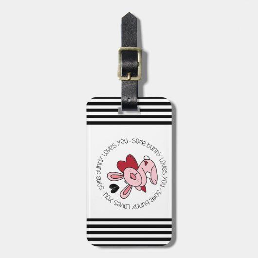 Een Bunny houdt van je Bagagelabel (Voorkant verticaal)