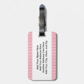 Een Bunny houdt van je Bagagelabel (Achterkant verticaal)