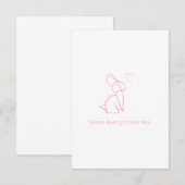 Een Bunny houdt van je Bedankkaart (Voorkant / Achterkant)