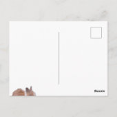 Een Bunny houdt van je Briefkaart (Achterkant)