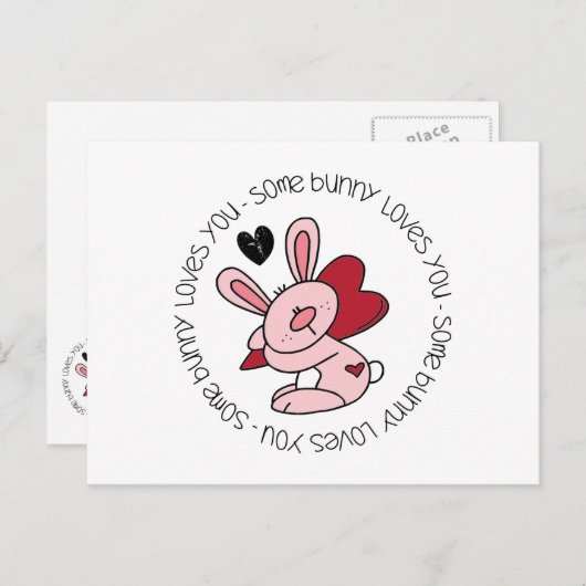 Een Bunny houdt van je Briefkaart (Voorkant / Achterkant)