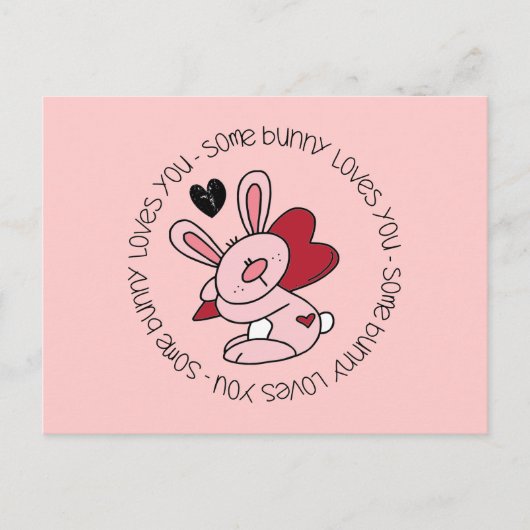 Een Bunny houdt van je Briefkaart (Voorkant)
