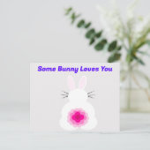 Een Bunny houdt van je Briefkaart (Staand voorkant)