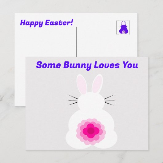 Een Bunny houdt van je Briefkaart (Voorkant / Achterkant)