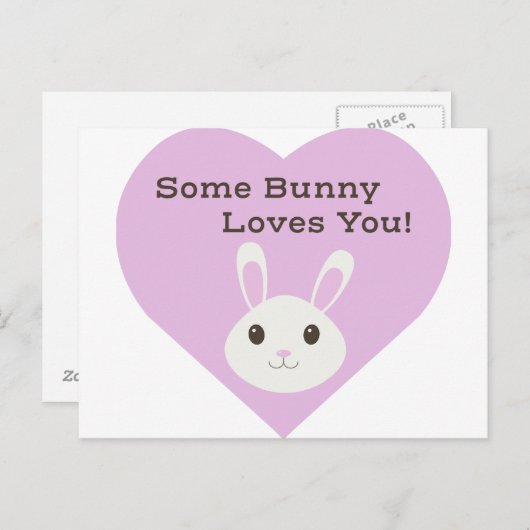 Een Bunny houdt van je Briefkaart (Voorkant / Achterkant)