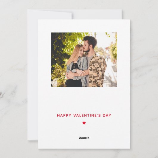 Een Bunny houdt van je grappige Whimsy Valentijnsd Feestdagenkaart (Achterkant)