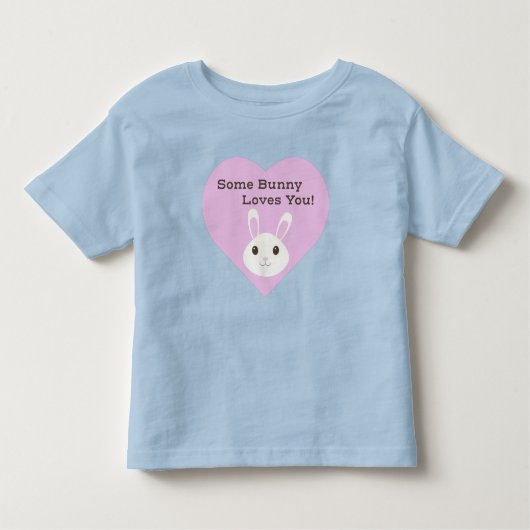Een Bunny houdt van je Kinder Shirts (Voorkant)