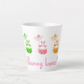 Een Bunny houdt van je! Latte Mok (Voorkant)