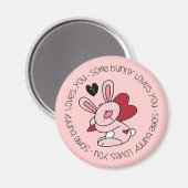 Een Bunny houdt van je Magneet (Voorkant / Achterkant)