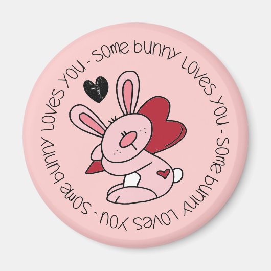 Een Bunny houdt van je Magneet (Voorkant)