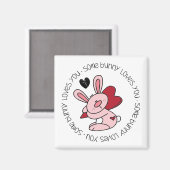 Een Bunny houdt van je Magneet (Voorkant / Achterkant)