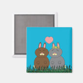Een Bunny houdt van je Magnet (Voorkant / Achterkant)