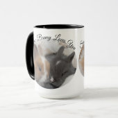 Een Bunny houdt van je Mok (Voorkant links)