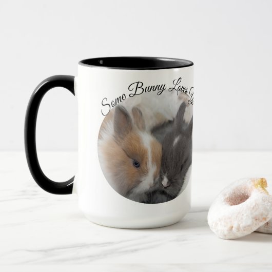 Een Bunny houdt van je Mok (Met donut)