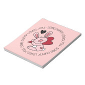 Een Bunny houdt van je Notitieblok (Linkerzijde)