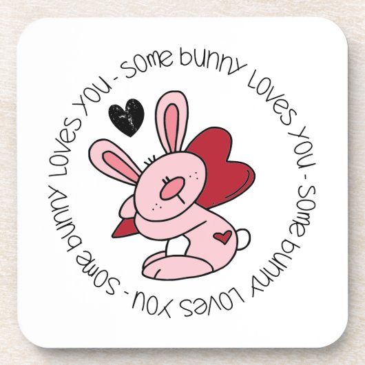 Een Bunny houdt van je Onderzetter (Voorkant)