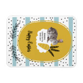 Een Bunny houdt van je. Paasmakersnetten Magneet (Horizontaal)