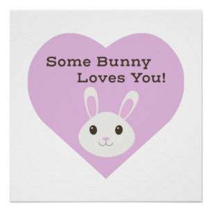 Een Bunny houdt van je Perfect Poster