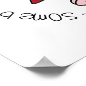 Een Bunny houdt van je Poster (Hoek)