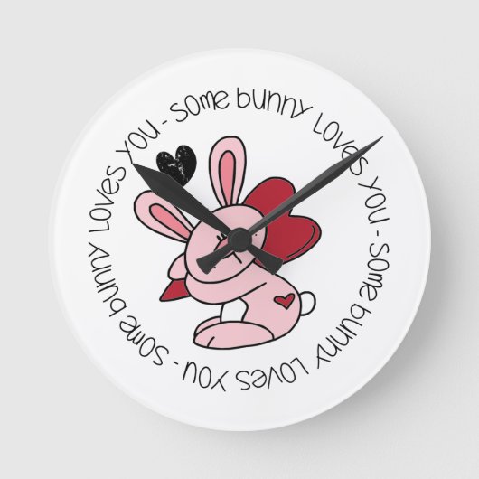 Een Bunny houdt van je Ronde Klok (Voorkant)