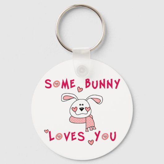 Een Bunny houdt van je Sleutelhanger (Voorkant)
