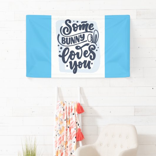 Een Bunny houdt van je Spandoek (Insitu)