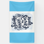 Een Bunny houdt van je Spandoek (Verticaal)