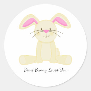 Een Bunny houdt van je sticker