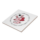 Een Bunny houdt van je Tegeltje (Zijkant)