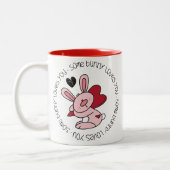 Een Bunny houdt van je Tweekleurige Koffiemok (Links)