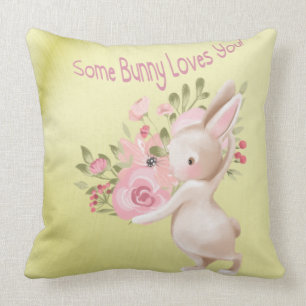 Een Bunny houdt van je zelfmoorddecor Kussen
