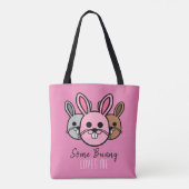 Een Bunny houdt van me Tote Bag (Achterkant)