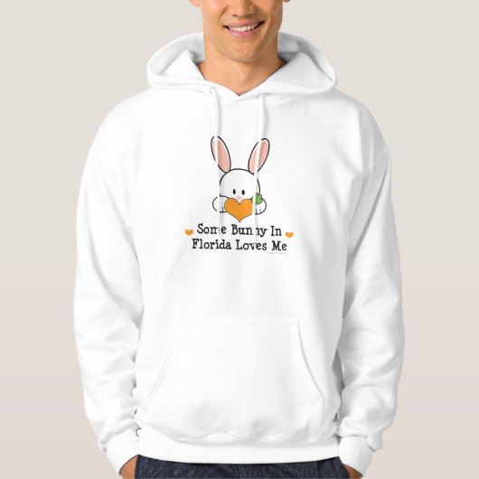 Een Bunny in Florida houdt van me Sweatshirt (Voorkant)