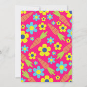 Een Bunny is een 1e verjaardag konijnenuitvindinge Kaart (Achterkant)