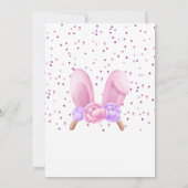 Een Bunny is één uitnodiging, Bunny One Party, 1st Kaart (Achterkant)