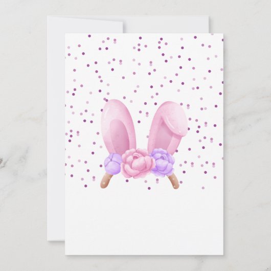 Een Bunny is één uitnodiging, Bunny One Party, 1st Kaart (Achterkant)