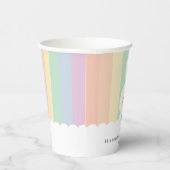 Een Bunny is onderweg Baby shower Papieren Bekers (Rechts)