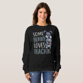 Een Bunny Love Teaching Easter Trui (Voorkant volledig)